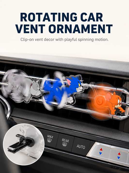 🚗Car Air Vent Spinner Clip for Cute Interior Decor