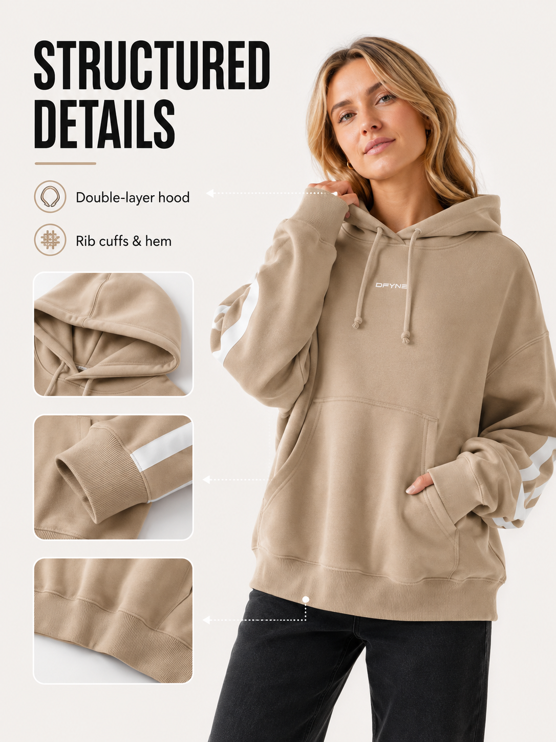 💫 Special Savings Women’s Kangaroo Pocket Sweatshirt — Casual Everyday Comfort