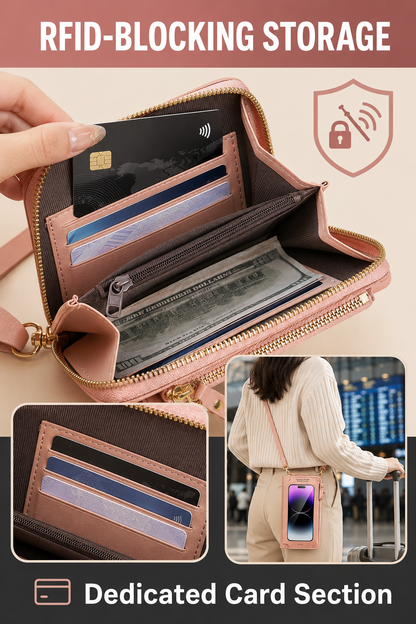 🎁Women's Touch Screen Mobile Phone Messenger bag🤩