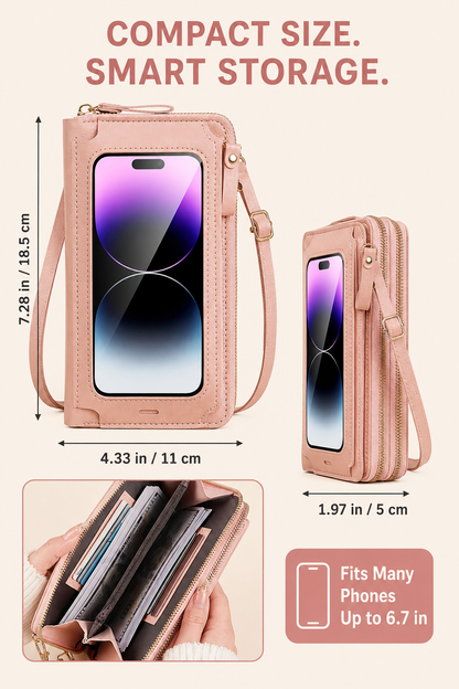 🎁Women's Touch Screen Mobile Phone Messenger bag🤩