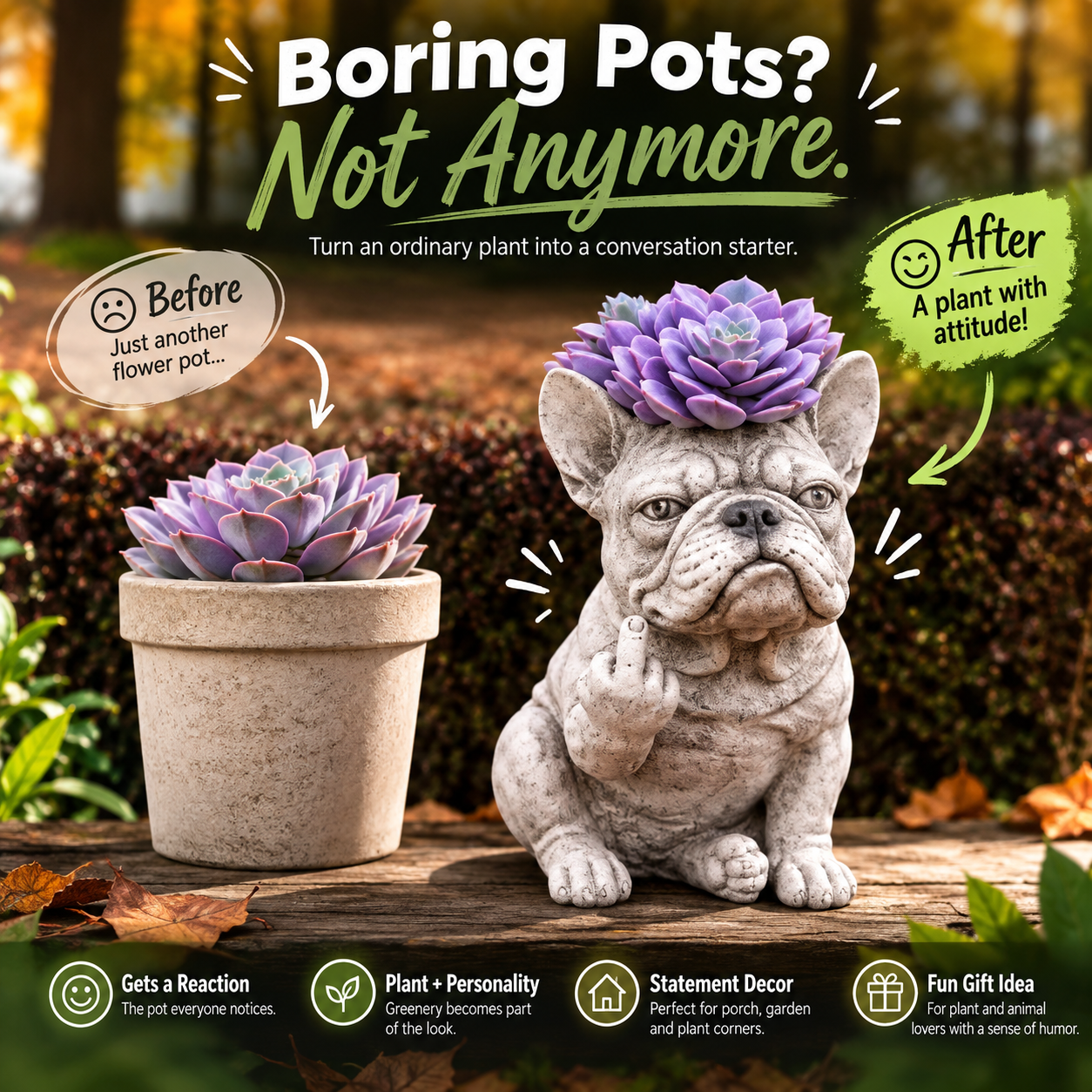 🐾 Whimsical Animal Planter Pot – Unique Garden Decor That Brings Your Plants To Life