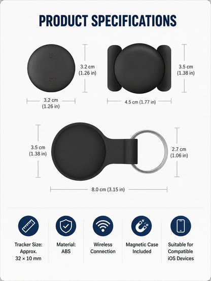 🚗 Smart Tracking Deal 📍 Mini GPS Tracker with Magnetic Weatherproof Case, No Monthly Fee & Find My Support