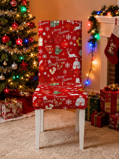🔥Holiday Home Deal 🎄  Cartoon Printed Chair Covers for Living Room, Bedroom & Dining Room Decor