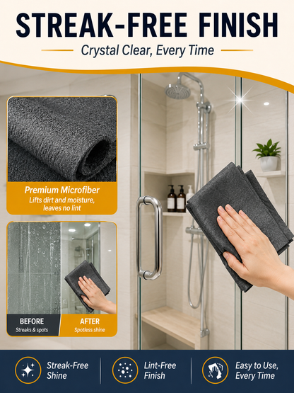 🔥 Cleaning Deal 🧽 6-Pack Thickened Microfiber Magic Cleaning Cloths for Effortless Everyday Cleaning