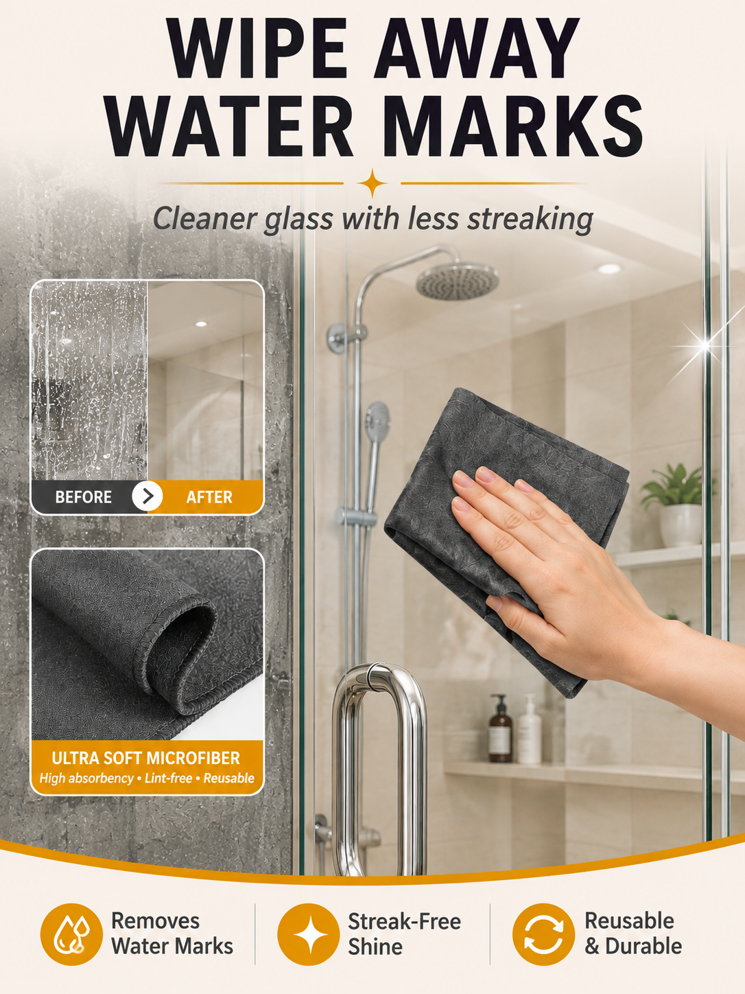 🔥 Cleaning Deal 🧽 6-Pack Thickened Microfiber Magic Cleaning Cloths for Effortless Everyday Cleaning