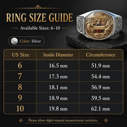 Faith & Fellowship Statement Ring | Symbolic Men's Gift