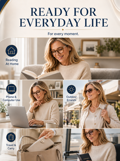 🔥 Limited Time Reading Glasses 🤓💙💙 Stylish photochromic anti-blue light reading glasses