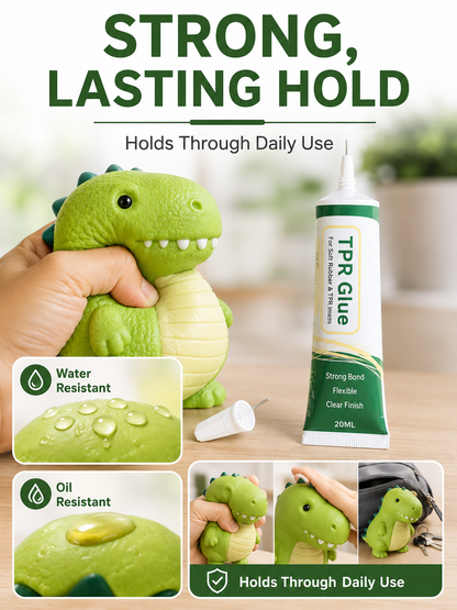 🛠️💧 Must-Have Squishy Repair Glue 💖 Fast-Cure Water-Resistant Adhesive for Easy Toy & Stress Ball Repairs