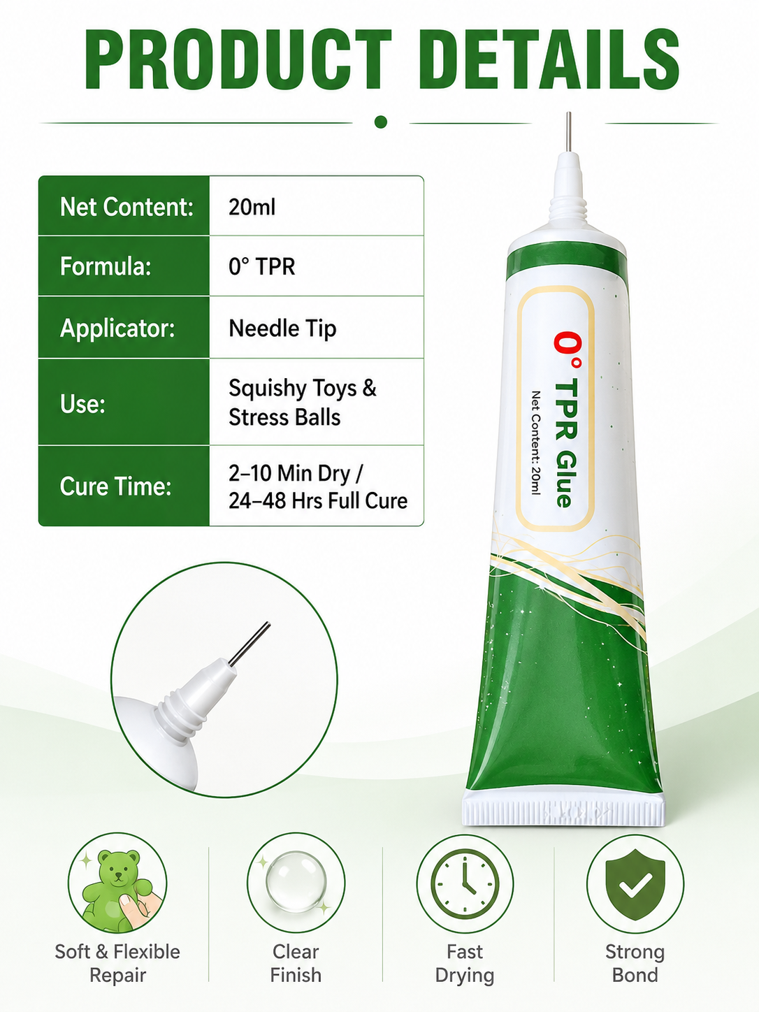 🛠️💧 Must-Have Squishy Repair Glue 💖 Fast-Cure Water-Resistant Adhesive for Easy Toy & Stress Ball Repairs