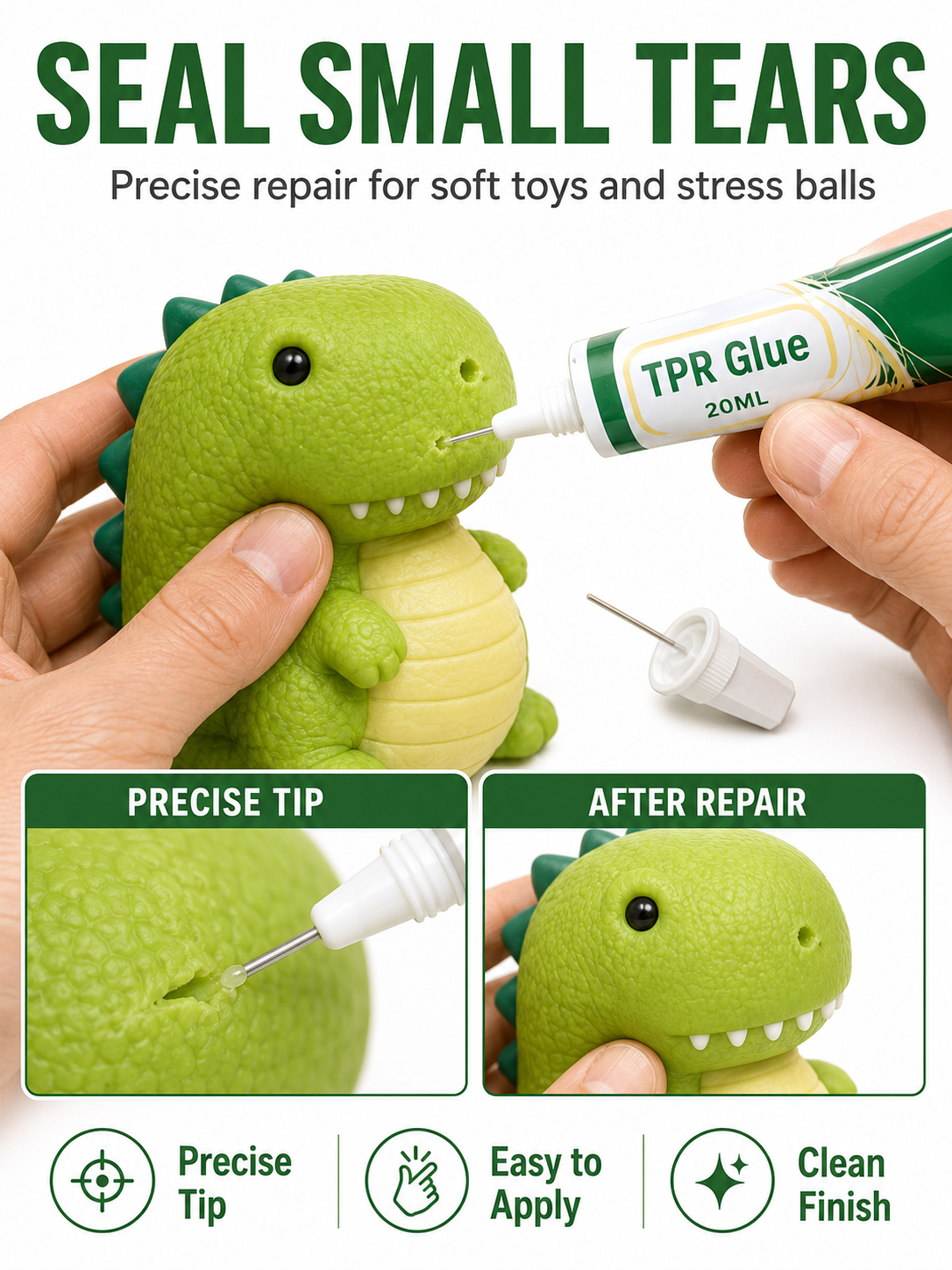 🛠️💧 Must-Have Squishy Repair Glue 💖 Fast-Cure Water-Resistant Adhesive for Easy Toy & Stress Ball Repairs