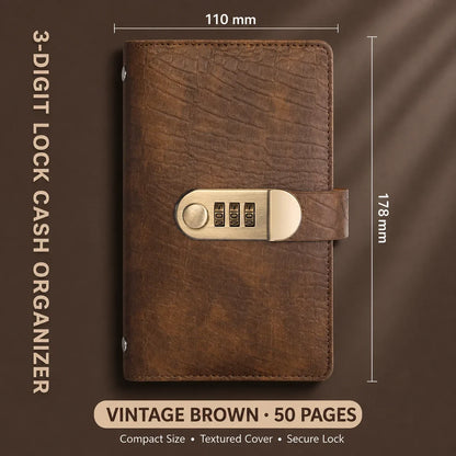 Locking Banknote Collection Booklet | Holds 100 Bills