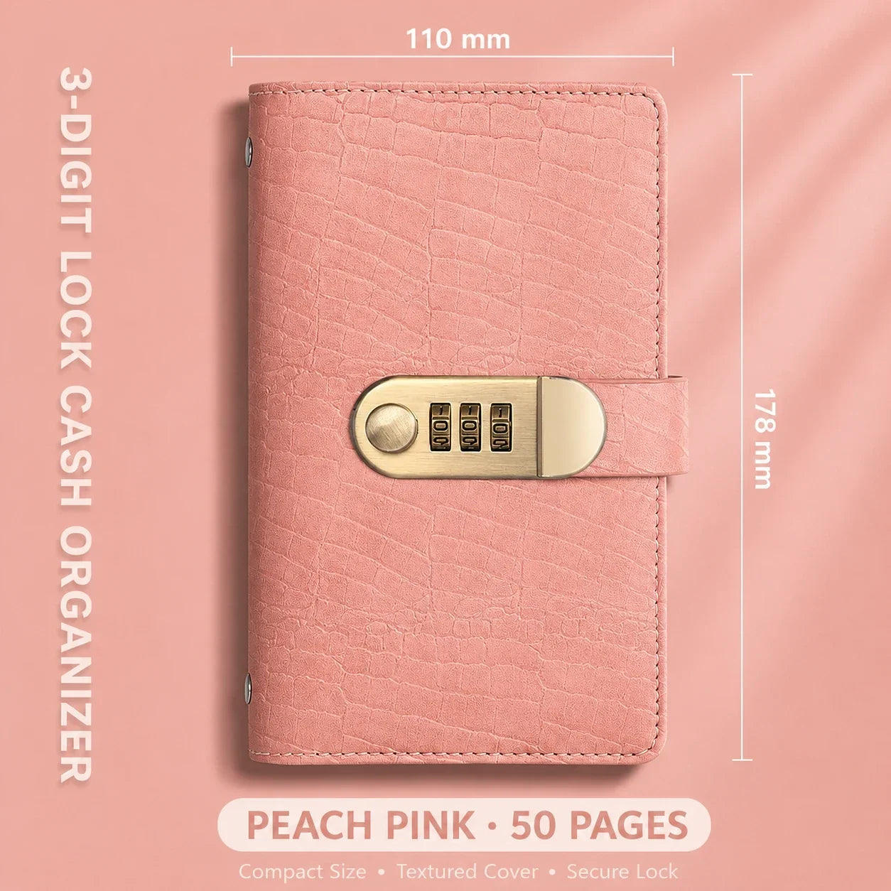 Locking Banknote Collection Booklet | Holds 100 Bills