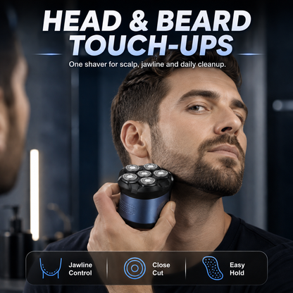 🔥🛠️Head Shavers for Bald Men, IPX7 Waterproof Wet/Dry Head Shavers for Men