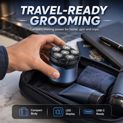🔥🛠️Head Shavers for Bald Men, IPX7 Waterproof Wet/Dry Head Shavers for Men