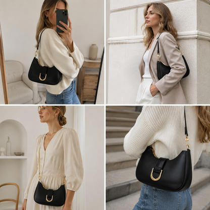 🎁✨Shoulder Bag for Women Trendy Everyday Purse Cute Handbag | Removable Short Strap, Extra Gold Chain