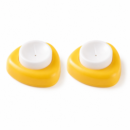 💥2PCS Egg Piercer with Stainless Steel Needle, One-Press Egg Pricker for Boiling Eggs🎁