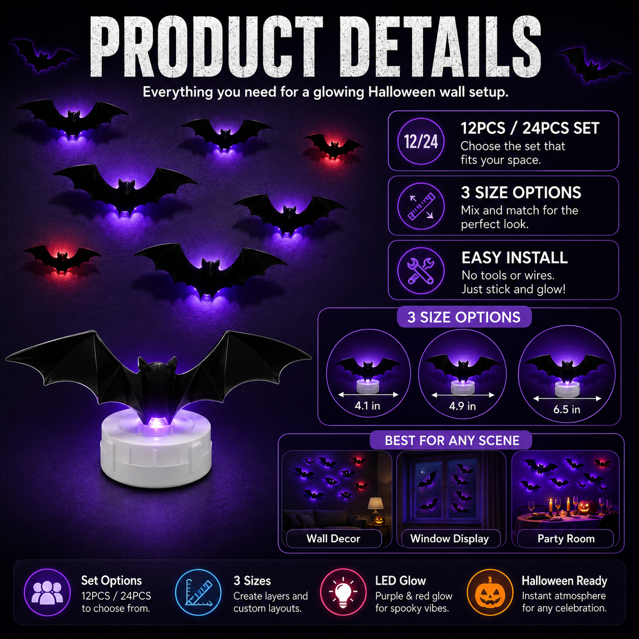 🦇 Create A Spooky Halloween Glow