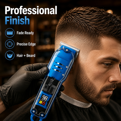 🔥🛠️Lightweight & Cordless Haircutting Kit for Men with USB Fastcharging and 4 Guide Combs