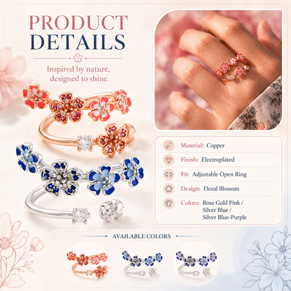 💖Immersed in Blossoms Ring