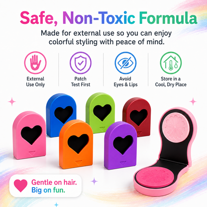 🎨 Washable Hair Chalk Set – Non-Toxic Color Powder for Festivals & Cosplay