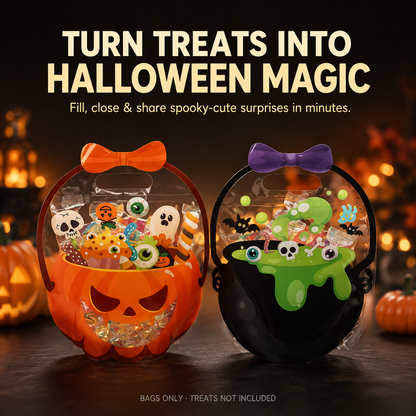 🔥🎃 Halloween Cauldron Treat Bags – Last Day 25% OFF