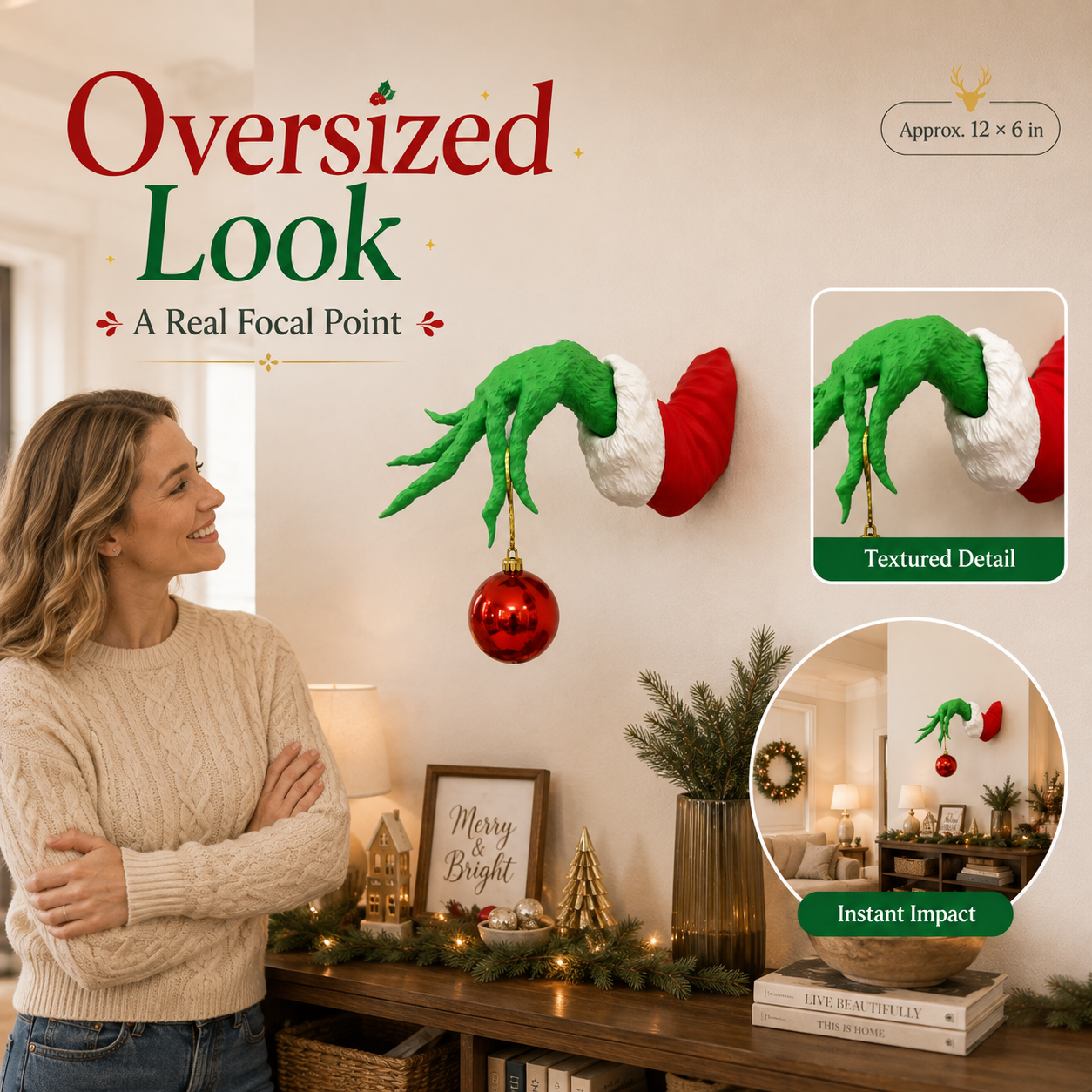🔥Christmas Ornament Hanger, Home & Festive Party Supplies🎀