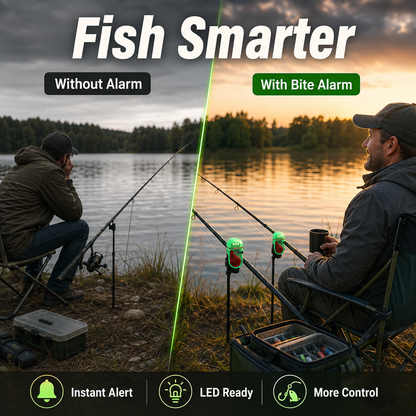 💥2026 New Sensitive Smart Electronic Fishing Bells for Rods-Fishing Bite Alarm with LED Light