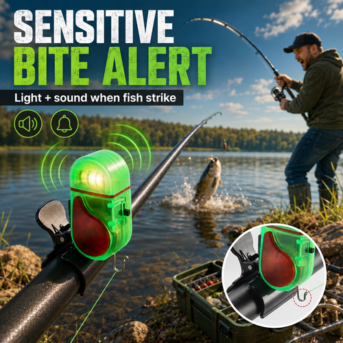 💥2026 New Sensitive Smart Electronic Fishing Bells for Rods-Fishing Bite Alarm with LED Light
