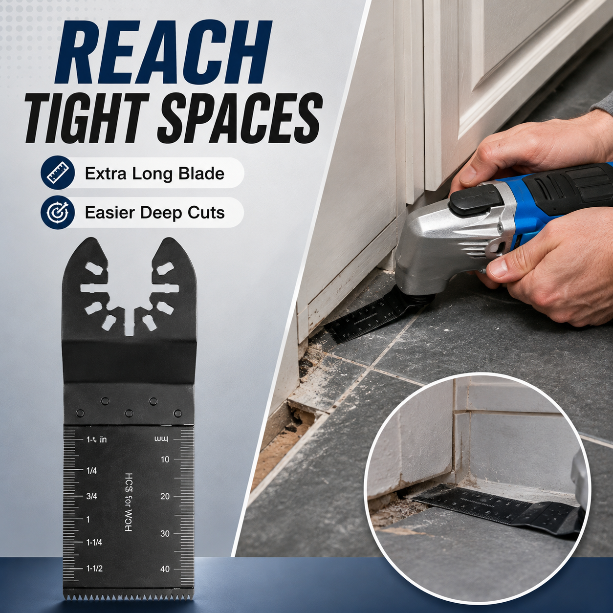 🔥 Bestseller Japanese Oscillating Saw Blade – Professional Fast-Cutting Blade ⚡
