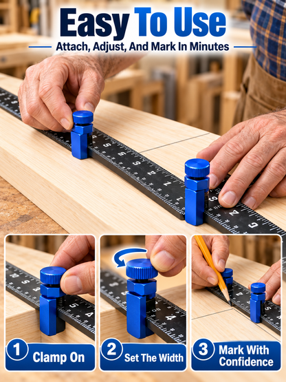 🛠️ Woodworking Deal – Stair Layout Guide Clamps 📐 Precision Positioning Tool for Stringers, Rafters & Saw Cuts 🔨