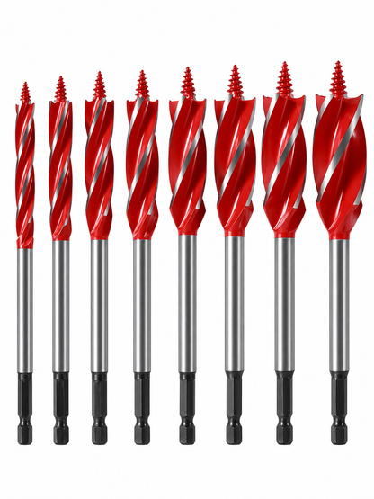 🔨 Workshop Deal – 8-Piece Wood Boring Bit Set 🛠️ Durable Cutting Tools for Timber & Plastic Projects 📐