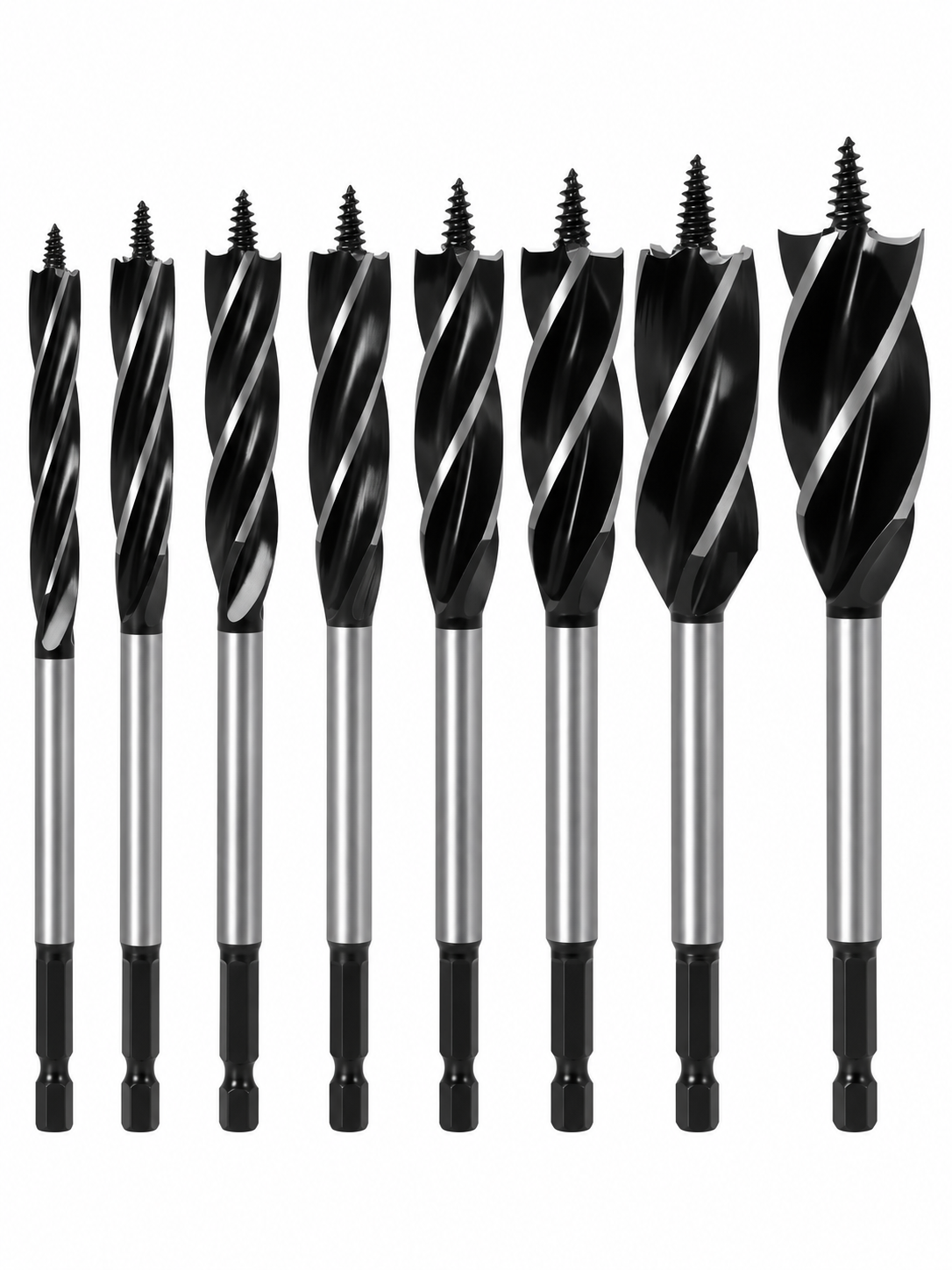 🔨 Workshop Deal – 8-Piece Wood Boring Bit Set 🛠️ Durable Cutting Tools for Timber & Plastic Projects 📐