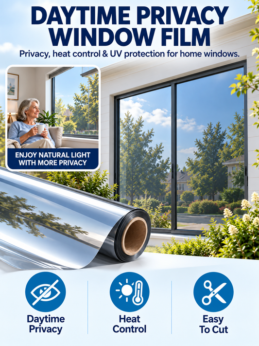 ☀️50% OFF! 🔥 Heat-Insulating Privacy Film – UV Protection, Easy Application & Perfect for Home & Office 🏠