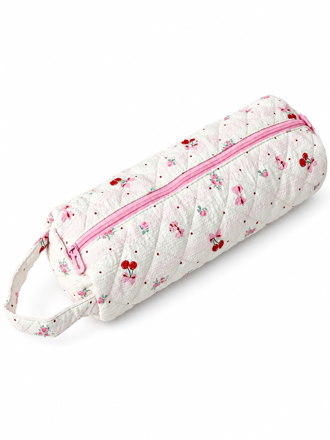 ✨ Travel Deal – Quilted Cosmetic Organizer Bag 🧳 Spacious Zipper Pouch with Handle for Beauty & Toiletry Essentials 💄