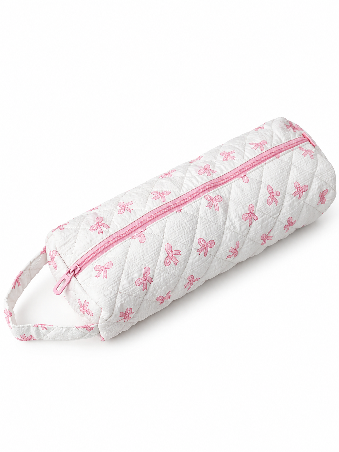 ✨ Travel Deal – Quilted Cosmetic Organizer Bag 🧳 Spacious Zipper Pouch with Handle for Beauty & Toiletry Essentials 💄