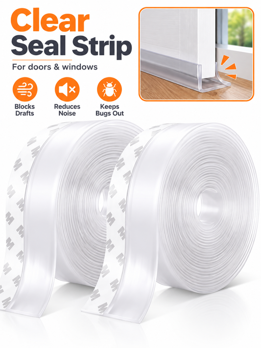 🏠 Home Comfort Deal – Door & Shower Seal Strip 🚿 Flexible Draft & Water Barrier for a Cleaner, Drier Space ✨