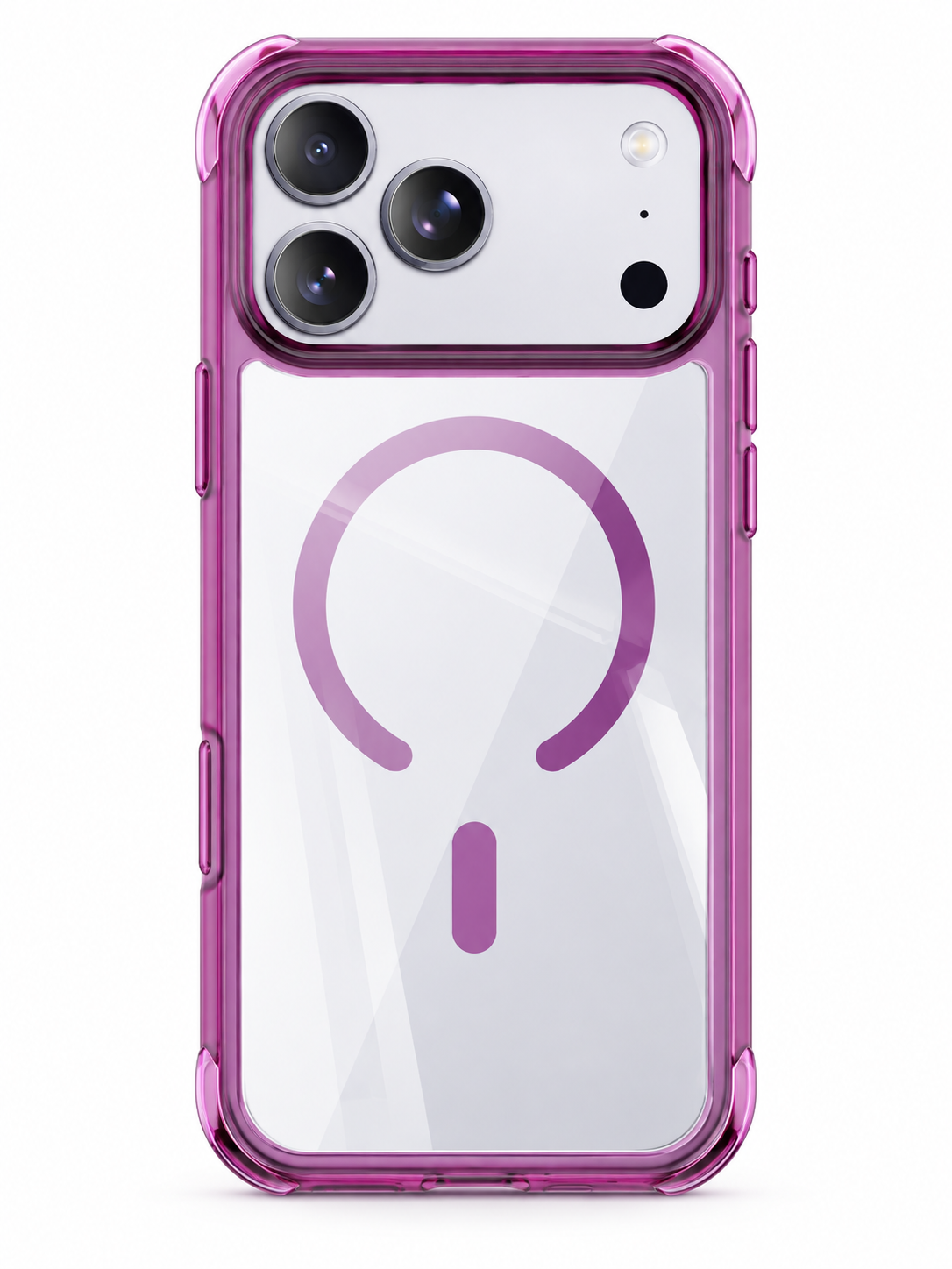 📱 Tech Deal – MagSafe Protective iPhone Case ✨ Glossy Clear Cover with Hidden Stand, Wrist Strap & Raised-Edge Protection 🛡️