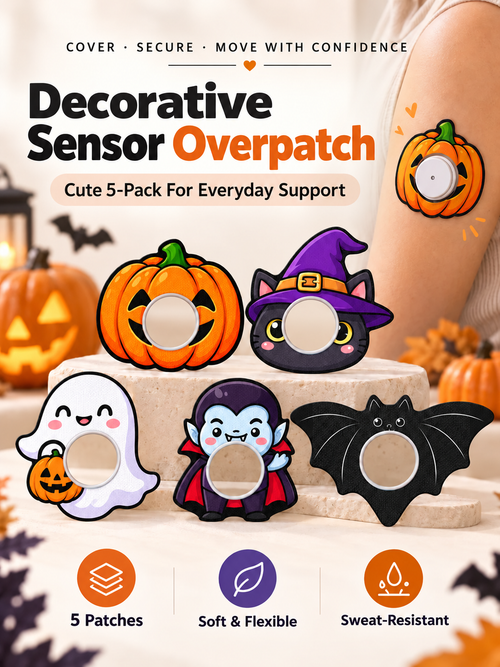 💙 Wellness Deal – Decorative Sensor Cover Patches ✨ 5-Pack Protective Adhesive Overlays for Everyday Wear 🌿