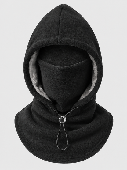 ❄️ Winter Deal – Flannel Hooded Face Cover 🧣 Warm Windproof Head & Neck Protection for Cycling and Outdoor Adventures 🚴‍♂️