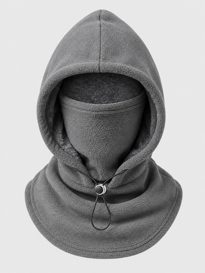❄️ Winter Deal – Flannel Hooded Face Cover 🧣 Warm Windproof Head & Neck Protection for Cycling and Outdoor Adventures 🚴‍♂️