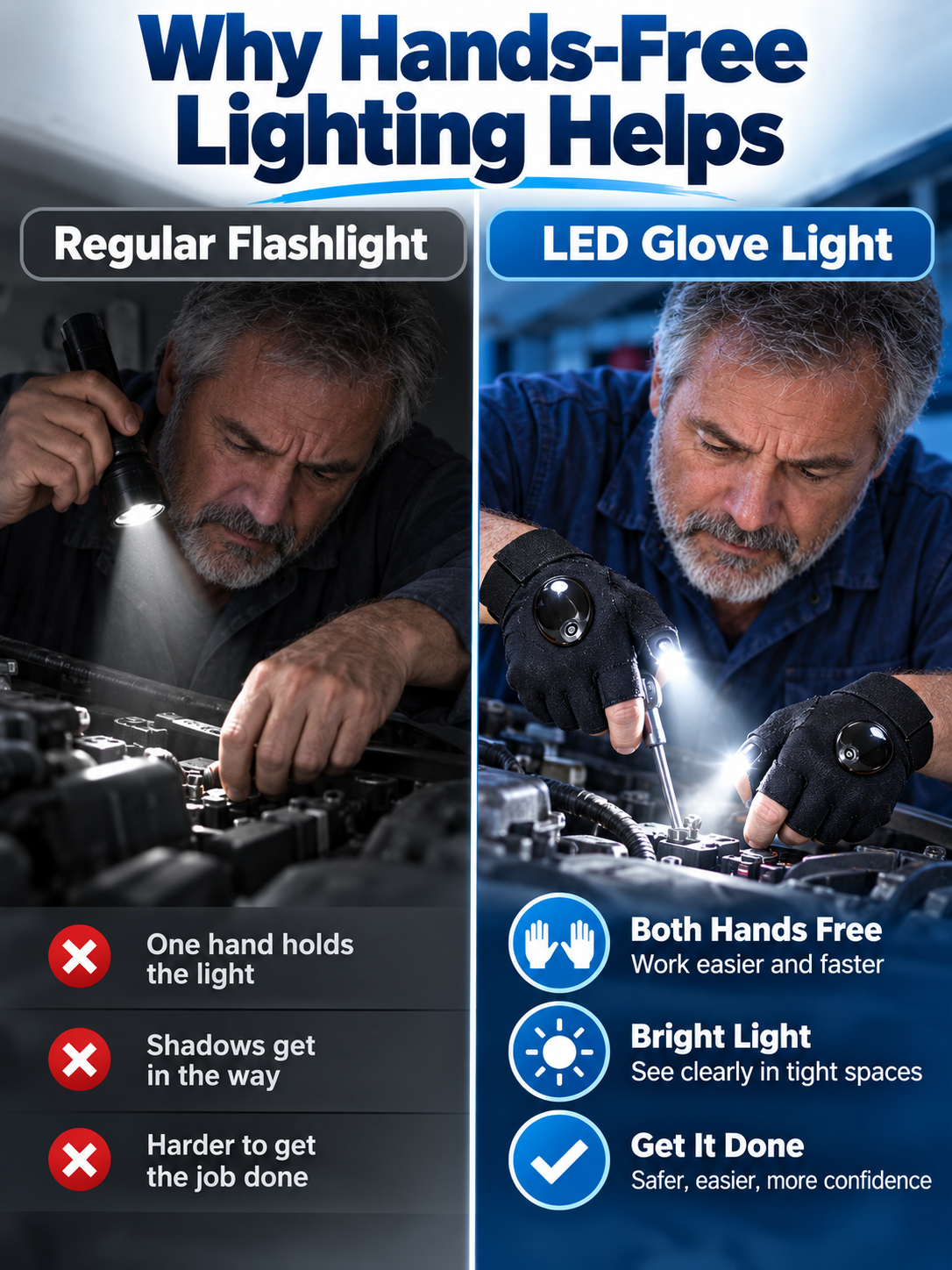 🔦 Outdoor Gear Deal – Hands-Free LED Light Gloves 🧤 Finger-Mounted Illumination for Fishing, Camping & DIY Repairs ✨