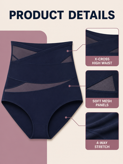 👙🌸Women’s Shapewear Panty ✨ High Waisted Firm Control Comfortable Stretchy Cotton Smoothing Brief