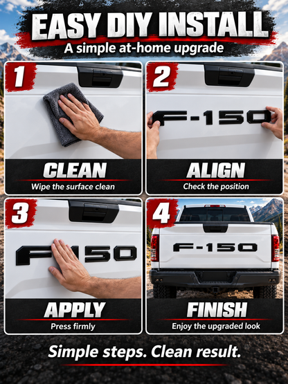 🛠️Ford F-150 Pickup Tailgate Letter Decals