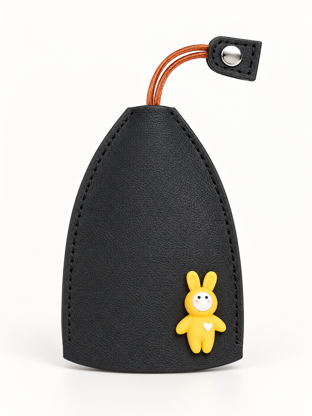 🎀 Cute Gift Deal – Cartoon Pull-Out Key Pouch 🔑 Portable Leather Holder with Quick-Access Design for Scratch-Free Key Storage ✨
