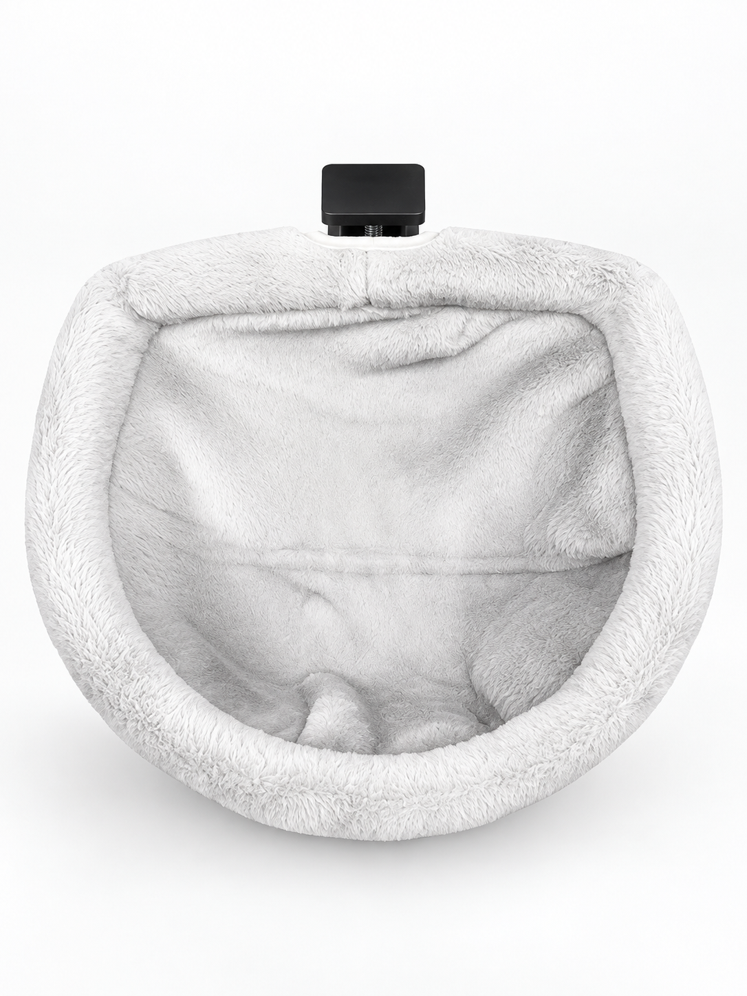 🐱 Pet Comfort Deal – Round Clamp-On Cat Desk Perch 💤 Cozy 16.5″ Bed for Safe Window or Workspace Lounging ✨