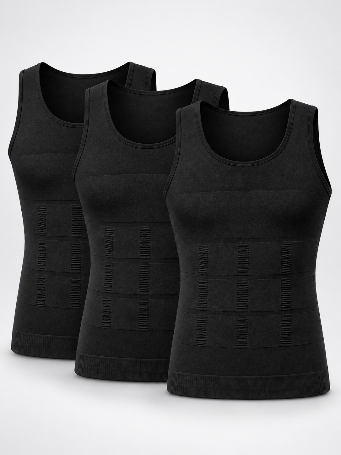 🏋️ Fitness Deal – Men’s Compression Tank Top 💪 Sleeveless Crew Neck Base Layer for Running, Training & Everyday Wear ✨