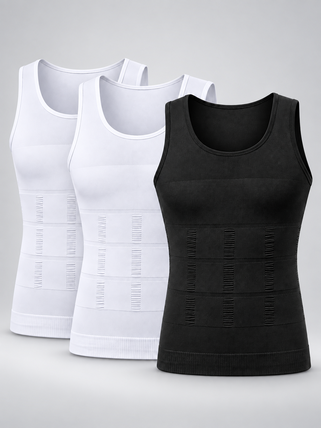 🏋️ Fitness Deal – Men’s Compression Tank Top 💪 Sleeveless Crew Neck Base Layer for Running, Training & Everyday Wear ✨
