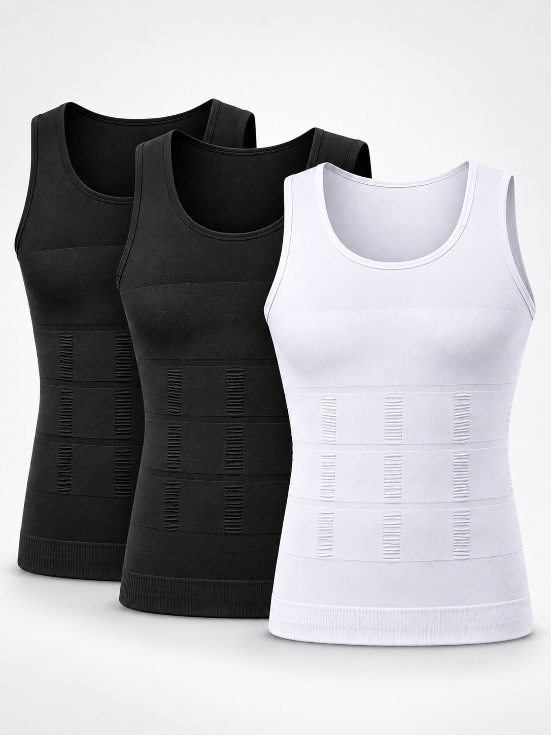 🏋️ Fitness Deal – Men’s Compression Tank Top 💪 Sleeveless Crew Neck Base Layer for Running, Training & Everyday Wear ✨