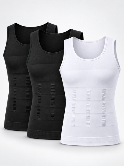 🏋️ Fitness Deal – Men’s Compression Tank Top 💪 Sleeveless Crew Neck Base Layer for Running, Training & Everyday Wear ✨