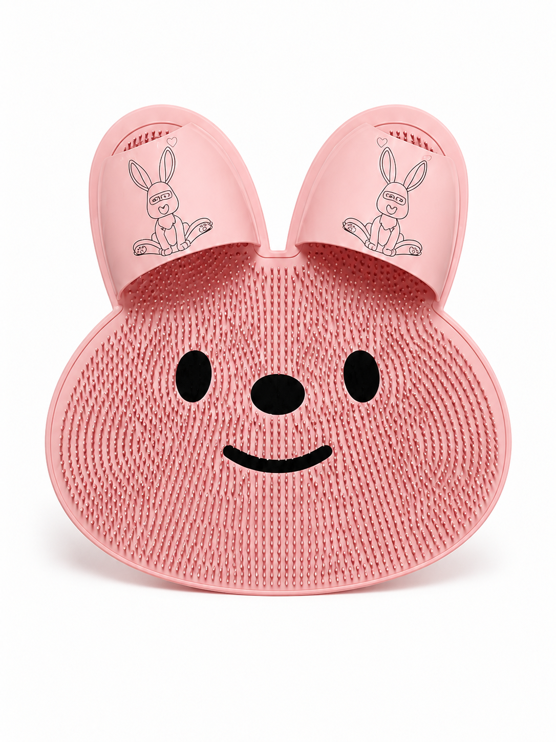 🦶🫧 Foot Cleaning Mat 🐰 Soft Silicone Exfoliating Shower Mat with Massage Bristles & Non Slip Suction Cups